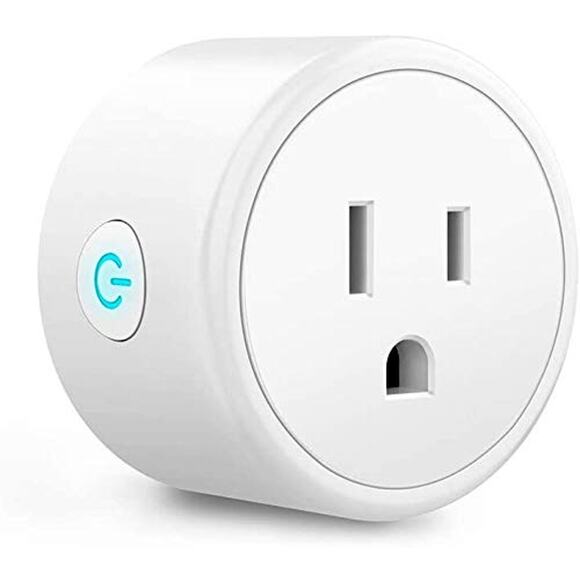 Mini Smart Plug - Wi-Fi Outlet Socket Compatible w/ Alexa, Echo and Google Home - Picture 1 of 10